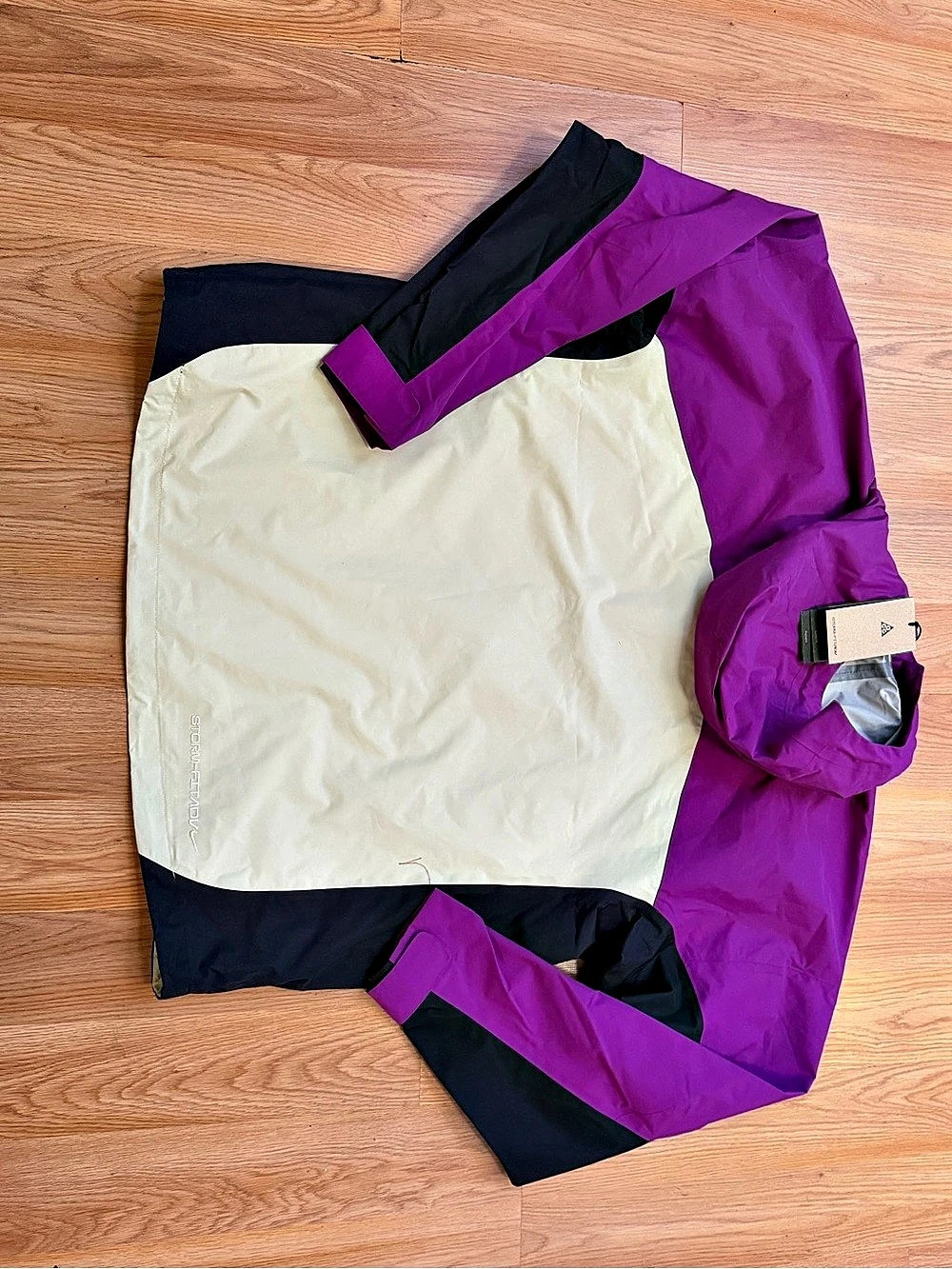 Nike ACG Morpho Storm-FIT ADV Jacket in the bold berry, black, and summit white